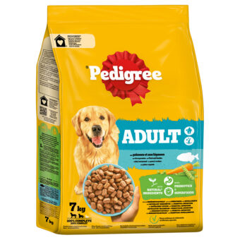 2x7kg Pedigree Adult hal & zöldség száraz kutyatáp - Kisállat kiegészítők webáruház - állateledelek