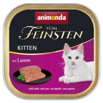 36x100g animonda vom Feinsten Kitten nedves macskatáp-bárány - Kisállat kiegészítők webáruház - állateledelek