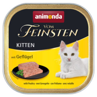 36x100g animonda vom Feinsten Kitten nedves macskatáp-szárnyas - Kisállat kiegészítők webáruház - állateledelek