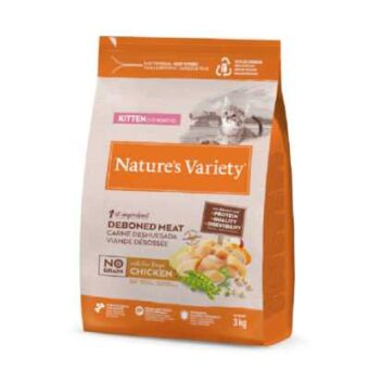 3kg Nature's Variety Selected Kitten csirke száraz macskatáp - Kisállat kiegészítők webáruház - állateledelek