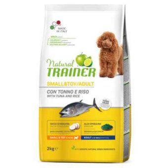 3x2kg Natural Trainer Dog Adult Small & Toy tonhal száraz kutyatáp - Kisállat kiegészítők webáruház - állateledelek