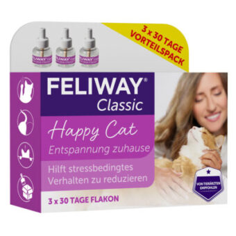 3x48ml utántöltő flakon Feliway Classic permetszóróhoz macskáknak - Kisállat kiegészítők webáruház - állateledelek