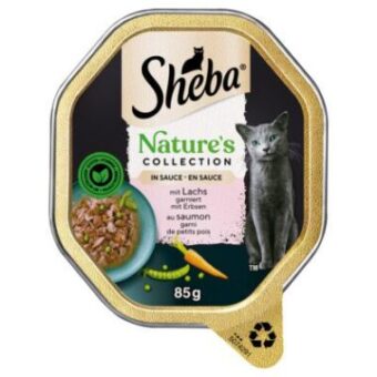 44x85g Sheba Nature´s Collection lazac szószban nedves macskatáp - Kisállat kiegészítők webáruház - állateledelek