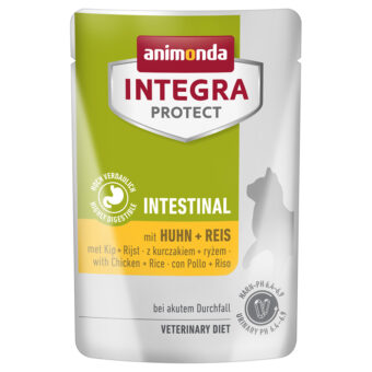 48x85g animonda Integra Protect Adult Intestinal Csirke & rizs nedves kutyatáp - Kisállat kiegészítők webáruház - állateledelek