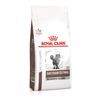 2x4kg Royal Canin Veterinary Gastrointestinal Moderate Calorie száraz macskatáp - Kisállat kiegészítők webáruház - állateledelek