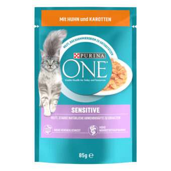 53x85g PURINA ONE Sensitive nedves macskatáp - Kisállat kiegészítők webáruház - állateledelek