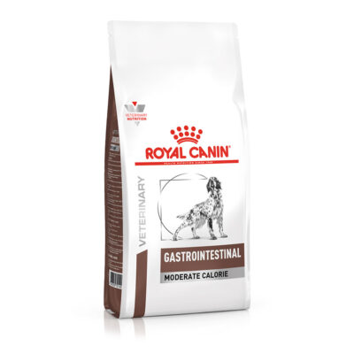 2x15kg Royal Canin Veterinary Gastrointestinal Moderate Calorie száraz kutyatáp - Kisállat kiegészítők webáruház - állateledelek