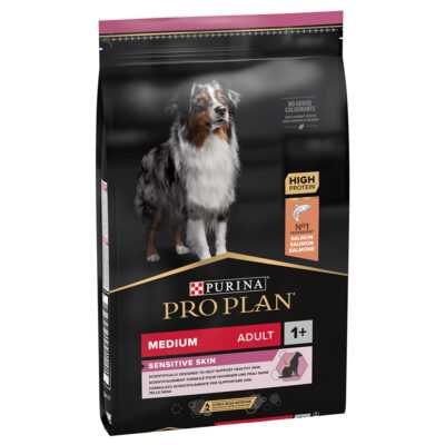 7kg PURINA PRO PLAN Medium Adult Sensitive Skin száraz kutyatáp - Kisállat kiegészítők webáruház - állateledelek