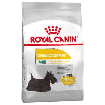 2x8kg Royal Canin Mini Dermacomfort száraz kutyatáp - Kisállat kiegészítők webáruház - állateledelek