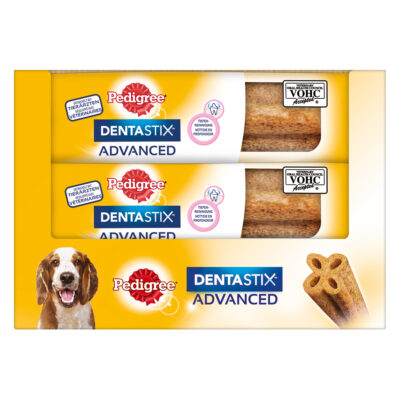 9x80g Pedigree Dentastix Advanced kutyasnack - Kisállat kiegészítők webáruház - állateledelek