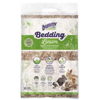 Bunny Bed O' Linum természetes lenalom - 2 x 35 l - Kisállat kiegészítők webáruház - állateledelek