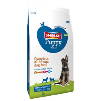 Smølke Puppy Maxi Optimális növekedés - Dupla csomag: 2 x 12 kg - Kisállat kiegészítők webáruház - állateledelek