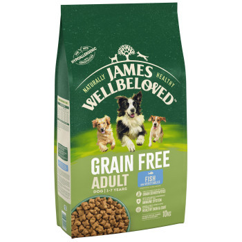 2x10kg James Wellbeloved Grain Free Adult Dog Hypoallergenic hal & zöldség  száraz kutyatáp - Kisállat kiegészítők webáruház - állateledelek