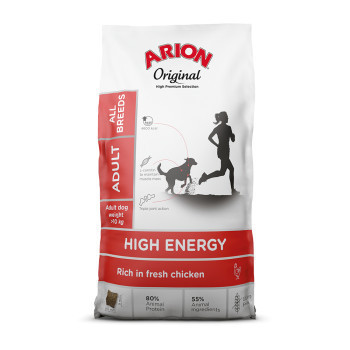 2x12kg Arion Original High Energy All Breeds csirke száraz kutyatáp - Kisállat kiegészítők webáruház - állateledelek