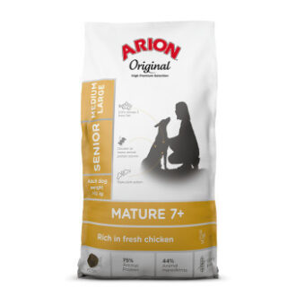 2x12kg Arion Original Mature 7+ Medium/Large csirke száraz kutyatáp - Kisállat kiegészítők webáruház - állateledelek