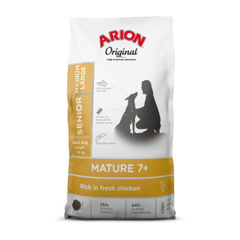 2x12kg Arion Original Mature 7+ Medium/Large csirke száraz kutyatáp - Kisállat kiegészítők webáruház - állateledelek