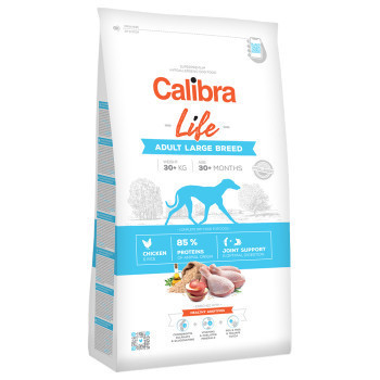 2x12kg Calibra Life Adult Large Breed csirke száraz kutyatáp - Kisállat kiegészítők webáruház - állateledelek