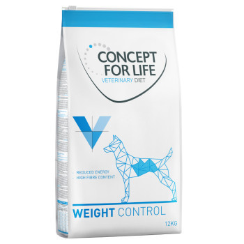 2x12kg Concept for Life Veterinary Diet Weight Control száraz kutyatáp - Kisállat kiegészítők webáruház - állateledelek