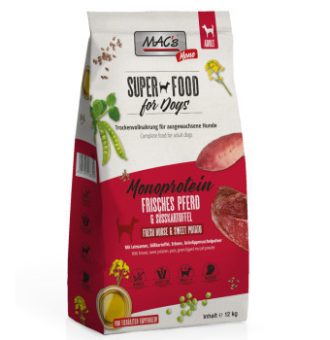 2 x 12kg Mono Horse MAC's száraz kutyatáp - Kisállat kiegészítők webáruház - állateledelek