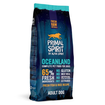 2x12kg Primal Spirit 65% Oceanland száraz kutyatáp - Kisállat kiegészítők webáruház - állateledelek