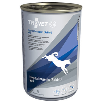 12x400g Trovet Hypoallergenic RRD rabbit nedves kutyatáp - Kisállat kiegészítők webáruház - állateledelek