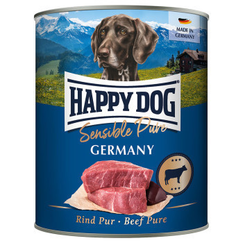 12x800g Happy Dog Sensible Pure nedves kutyaeledel- Germany (marha pur) - Kisállat kiegészítők webáruház - állateledelek