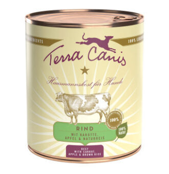 12x800g Terra Canis Mix: nyúl & marha kutyatáp - Kisállat kiegészítők webáruház - állateledelek