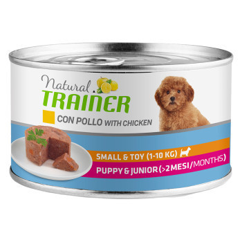 24x150g Natural Trainer Maintenance Small & Toy Puppy csirke nedves kutyatáp - Kisállat kiegészítők webáruház - állateledelek