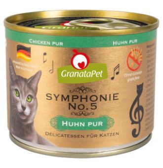 24x200g GranataPet Symphonie csirke nedves macskatáp - Kisállat kiegészítők webáruház - állateledelek
