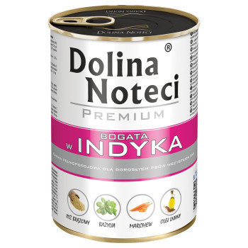 24x400g Dolina Noteci Premium nedves kutyatáp- Pulyka - Kisállat kiegészítők webáruház - állateledelek