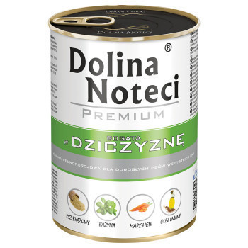 24x400g Dolina Noteci Premium nedves kutyatáp- Szarvas - Kisállat kiegészítők webáruház - állateledelek