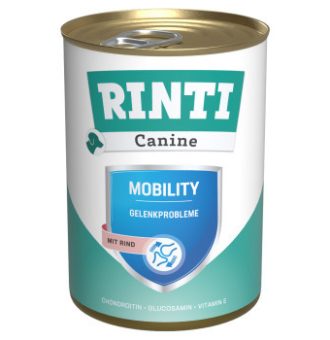 24x400g Rinti Dog Mobility nedves kutyatáp - Kisállat kiegészítők webáruház - állateledelek