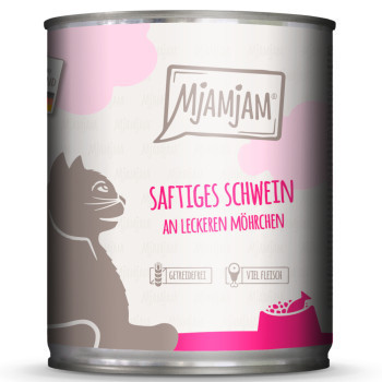 24x800g MjAMjAM Sertés & sárgarépa nedves macskatáp - Kisállat kiegészítők webáruház - állateledelek