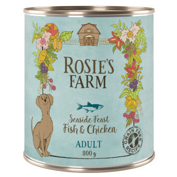 24x800g Rosie's Farm Adult nedves kutyatáp- Hal & csirke - Kisállat kiegészítők webáruház - állateledelek