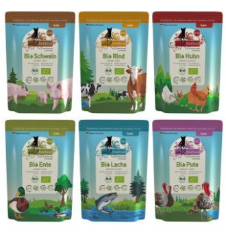 24x85g Mix I (6 fajta) catz finefood bio nedves macskaeledel (6 fajta) - Kisállat kiegészítők webáruház - állateledelek