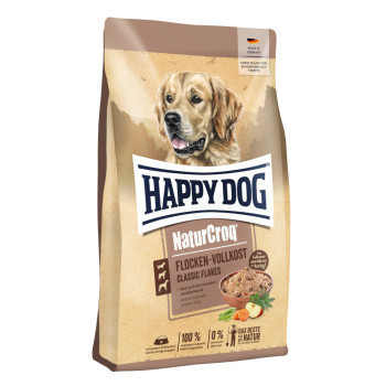 Happy Dog Natur Croq gazdaságos dupla csomag -  Premium NaturCroq teljes értékű pehelytáp (2 x 10 kg) - Kisállat kiegészítők webáruház - állateledelek