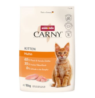 10kg animonda Carny Kitten csirke száraz macskatáp - Kisállat kiegészítők webáruház - állateledelek