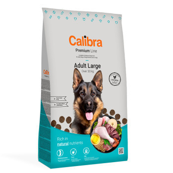 2x12kg Calibra Dog Premium Line Adult Large Breed csirke száraz kutyatáp - Kisállat kiegészítők webáruház - állateledelek