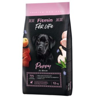 2x12kg Fitmin Dog For Life Puppy All Breeds száraz kutyatáp - Kisállat kiegészítők webáruház - állateledelek