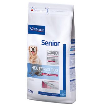 12kg Senior ivartalanított nagy és közepes méretű Virbac Veterinary HPM - Száraz kutyatáp - Kisállat kiegészítők webáruház - állateledelek