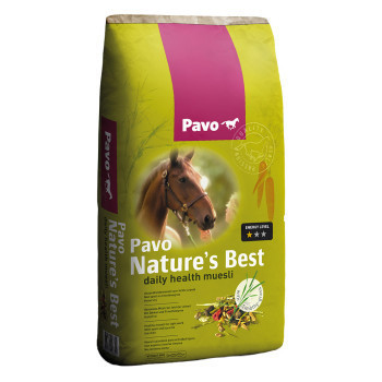 2x15kg Pavo Nature's Best müzli lótáp - Kisállat kiegészítők webáruház - állateledelek