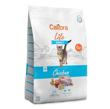 2x6kg Calibra Cat Life Adult csirke száraz macskatáp - Kisállat kiegészítők webáruház - állateledelek