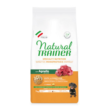 2x7kg Natural Trainer Sensitive No Gluten Adult Small bárány száraz kutyatáp - Kisállat kiegészítők webáruház - állateledelek