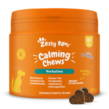 2x90db Zesty Paws Calming Chews pulyka étrendkiegészítő kutyáknak - Kisállat kiegészítők webáruház - állateledelek