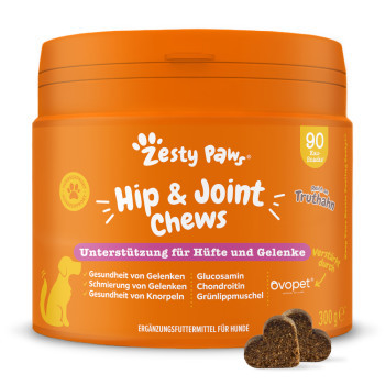 2x90db Zesty Paws Hip & Joint Chews pulyka étrendkiegészítő kutyáknak - Kisállat kiegészítők webáruház - állateledelek