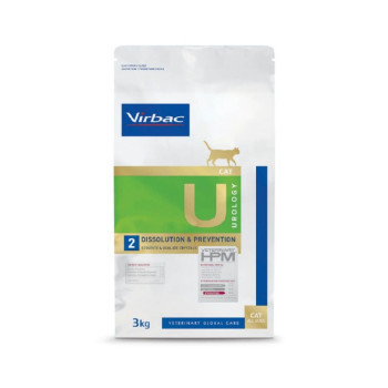 3kg Virbac Veterinary HPM Cat Urology Dissolution & Prevention száraz macskatáp - Kisállat kiegészítők webáruház - állateledelek