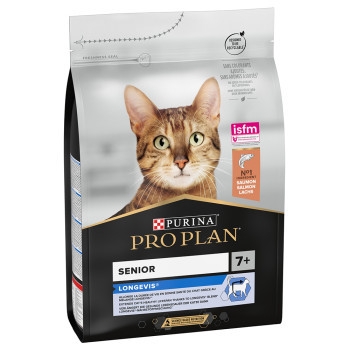 3x3kg  PURINA PRO PLAN Senior 7+ Longevis lazac száraz macskatáp - Kisállat kiegészítők webáruház - állateledelek