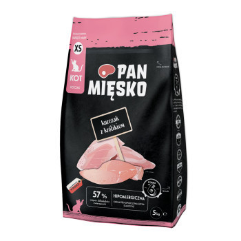 5kg Pan Mięsko Kitten csirke nyúllal XS száraz macskatáp - Kisállat kiegészítők webáruház - állateledelek