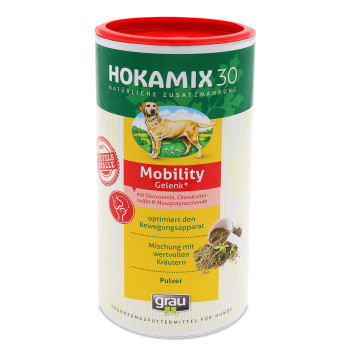 2x750g GRAU HOKAMIX Mobility ízület+ por táplálékkiegészítő kutyáknak - Kisállat kiegészítők webáruház - állateledelek