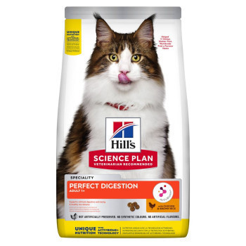 Híll's Feline száraz macskatáp- Adult Perfect Digestion csirke (2 x 7 kg) - Kisállat kiegészítők webáruház - állateledelek